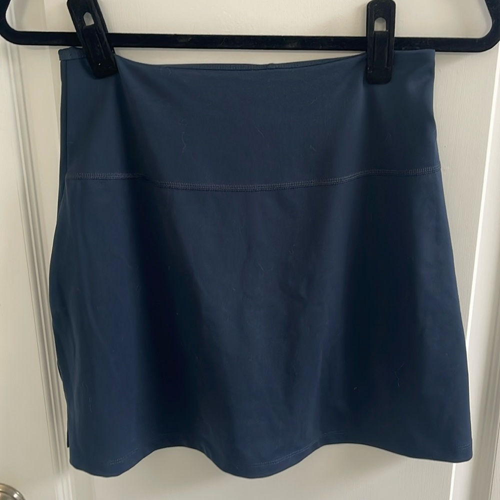 Girlfriend collective medium navy skort